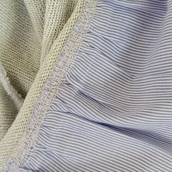 After Market Off The Shoulder Ruffle Trim Sweatshirt - Picture 10 of 11